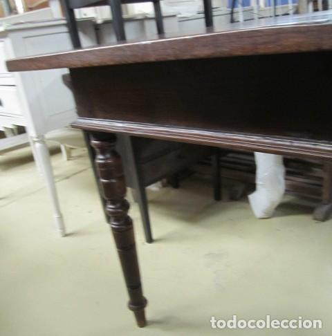 Antig&uuml;edades: Mesa rustica antigua en madera de casta&ntilde;o - Foto 4