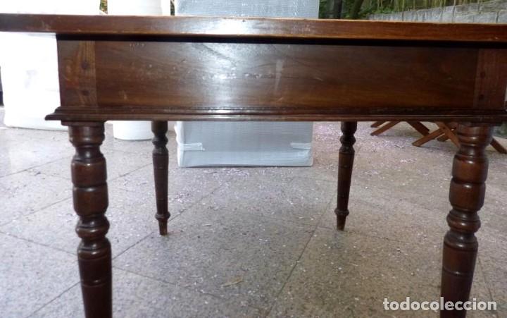 Antig&uuml;edades: Mesa rustica antigua en madera de casta&ntilde;o - Foto 8