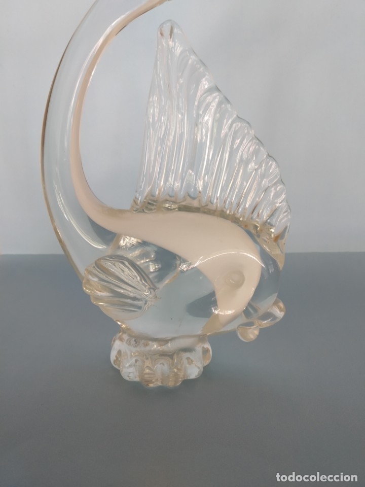 Antig&uuml;edades: PEZ CRISTAL MURANO - Foto 2