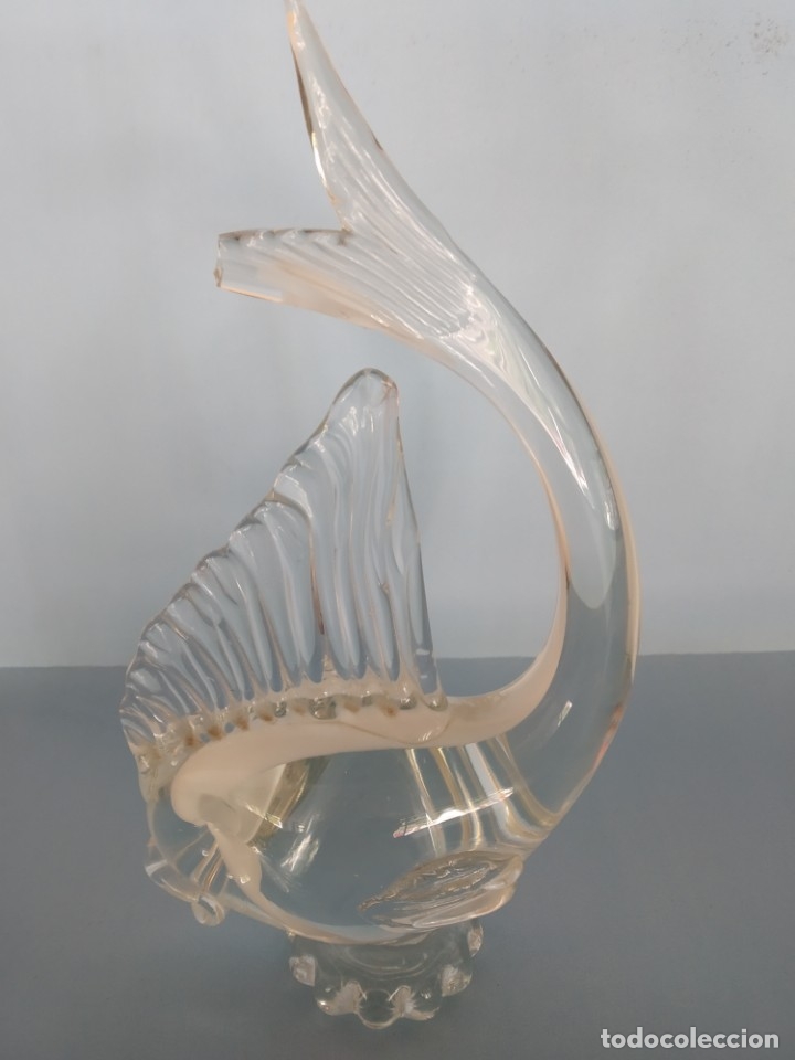 Antig&uuml;edades: PEZ CRISTAL MURANO - Foto 5