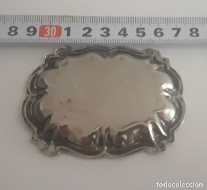 Antig&uuml;edades: Peque&ntilde;a bandeja alpaca cg - Foto 2
