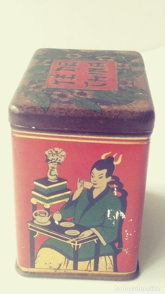 Antig&uuml;edades: CAJA DE TE DE CHINA EL CELESTE IMPERIO E- PASCUAL BARCELONA - Foto 3