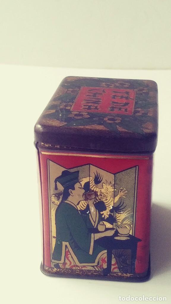 Antig&uuml;edades: CAJA DE TE DE CHINA EL CELESTE IMPERIO E- PASCUAL BARCELONA - Foto 5