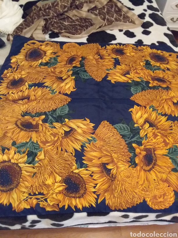 Antig&uuml;edades: Pa&ntilde;uelo de girasoles - Foto 2