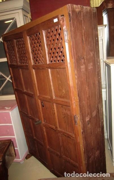 Antig&uuml;edades: Alacena rustica antigua con celosia - Foto 4