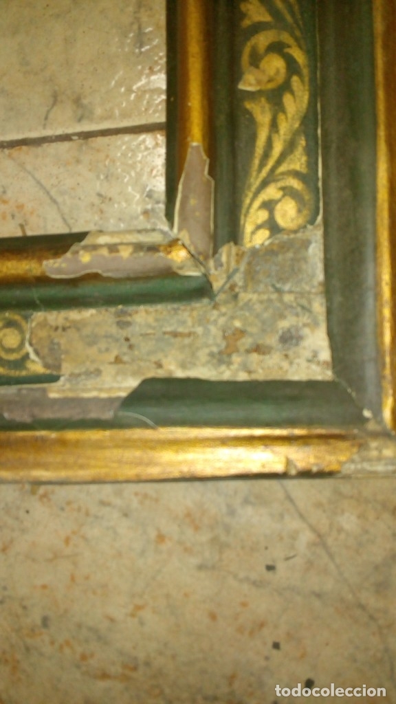 Antig&uuml;edades: MARCO POLICROMADO SIGLO XVIII - Foto 20