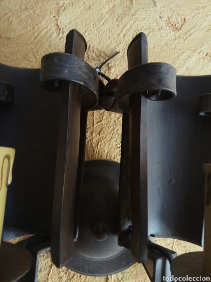 Antig&uuml;edades: APLIQUE TEJAS ANTIGUAS 30 CM - Foto 4