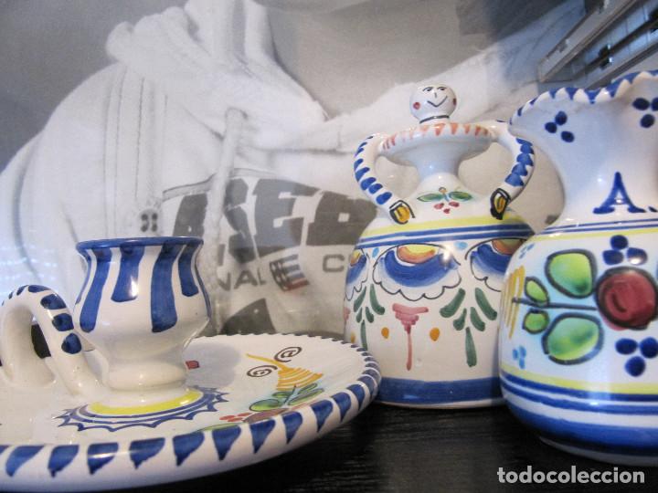 Antig&uuml;edades: CONJUNTO DE CERAMICA PINTADA A MANO CHC PTE - Foto 1