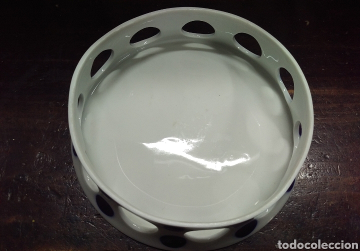 Antig&uuml;edades: SARGADELOS base queimada plato de porcelana - Foto 3