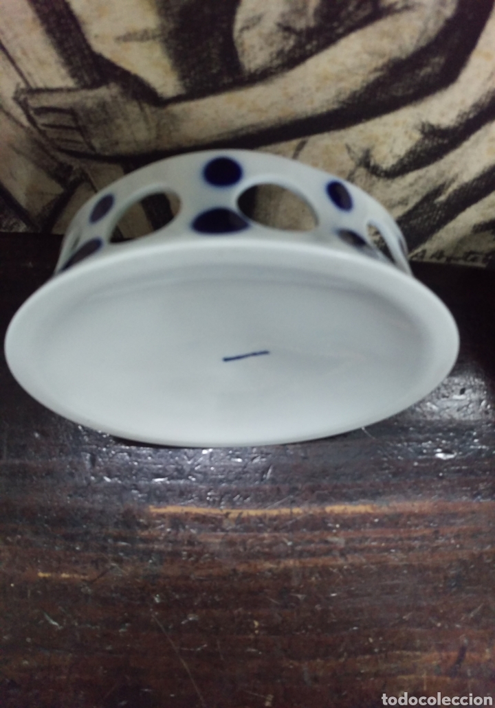 Antig&uuml;edades: SARGADELOS base queimada plato de porcelana - Foto 6