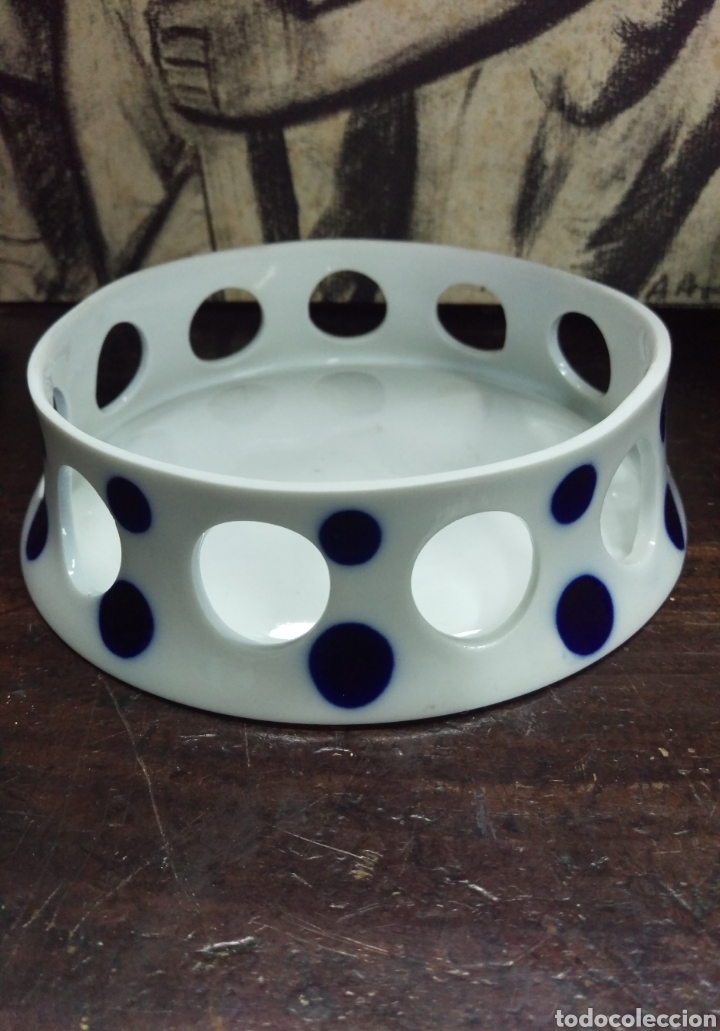 Antig&uuml;edades: SARGADELOS base queimada plato de porcelana - Foto 7