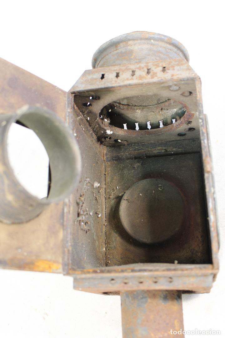 Antig&uuml;edades: farol antiguo de carruaje - Foto 2