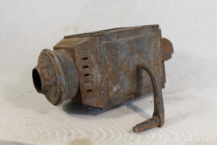 Antig&uuml;edades: farol antiguo de carruaje - Foto 5
