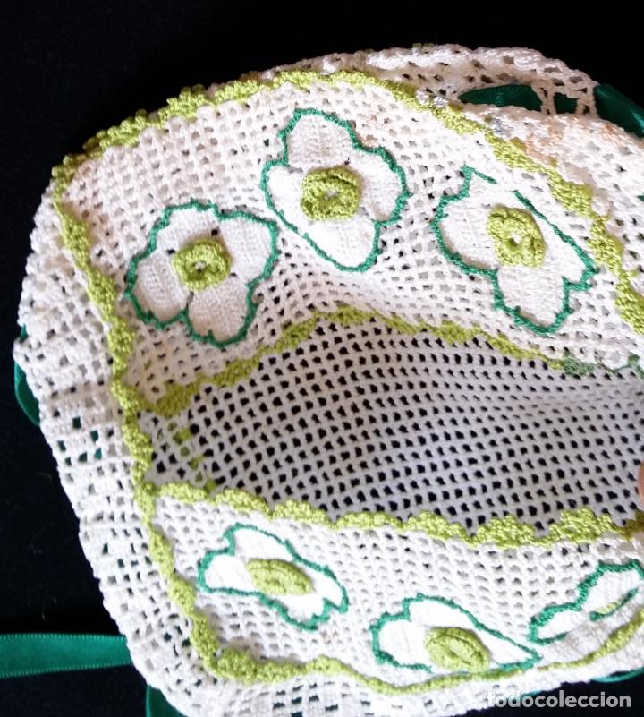 Antig&uuml;edades: Bolsa guardapa&ntilde;uelos en crochet - Foto 6