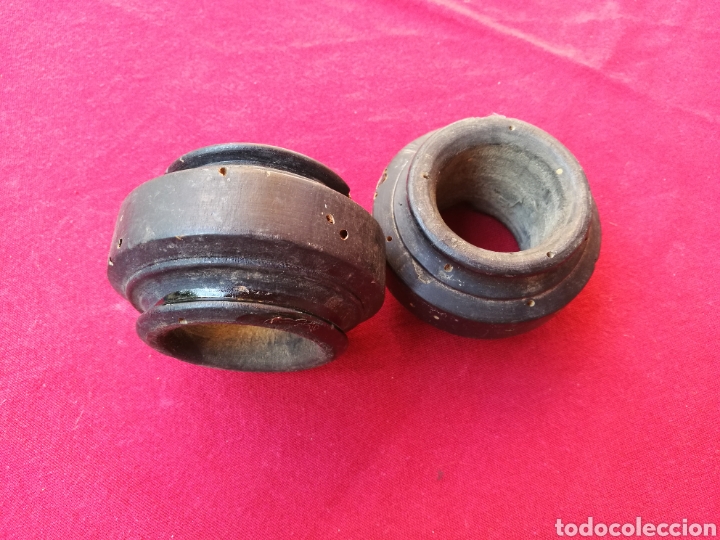 Antig&uuml;edades: PIEZAS BASE DE MADERA EBONIZADA - Foto 2