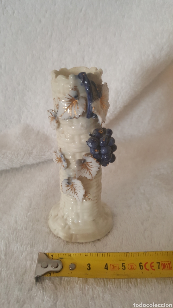 Antig&uuml;edades: Violetero de ceramica - Foto 1