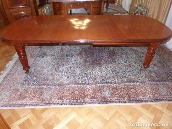 Antig&uuml;edades: Mesa Inglesa estilo victoriano de manivela - Foto 2