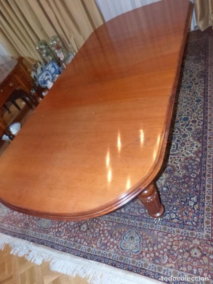 Antig&uuml;edades: Mesa Inglesa estilo victoriano de manivela - Foto 3