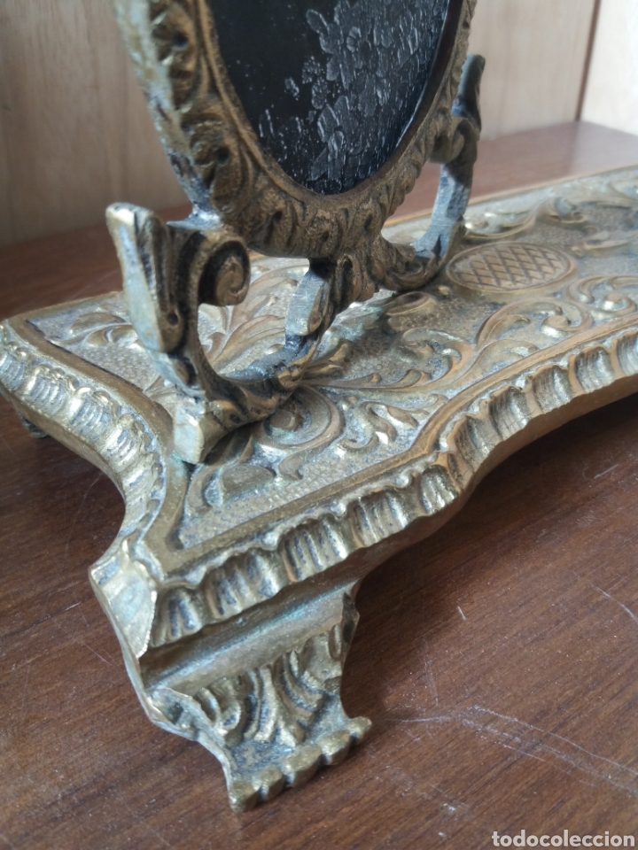 Antig&uuml;edades: L&aacute;mpara bronce de sobremesa - Foto 6