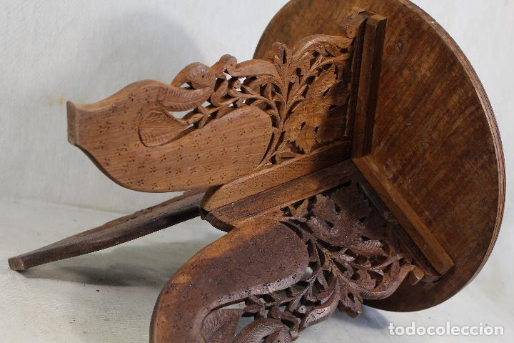 Antig&uuml;edades: mesa de te arabe en madera - Foto 2