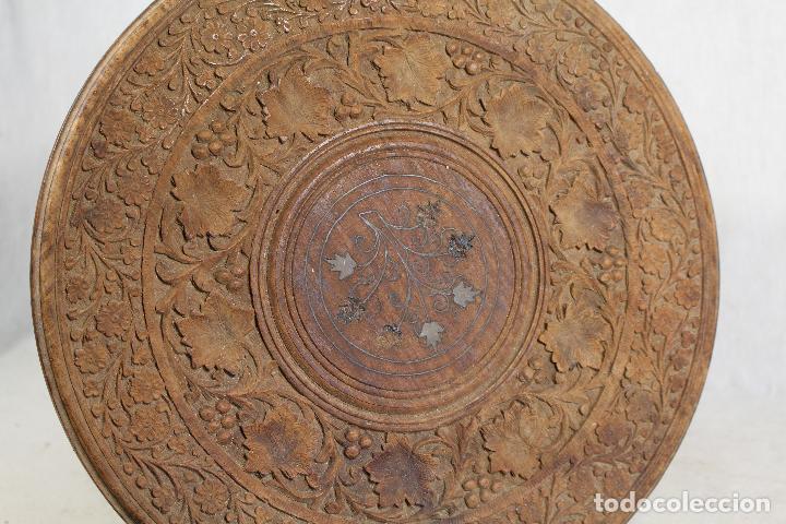 Antig&uuml;edades: mesa de te arabe en madera - Foto 3