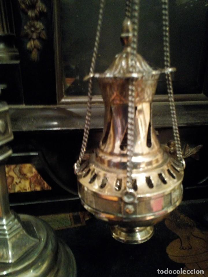 Antig&uuml;edades: Botafumeiro en plata de ley contrastada - Foto 2
