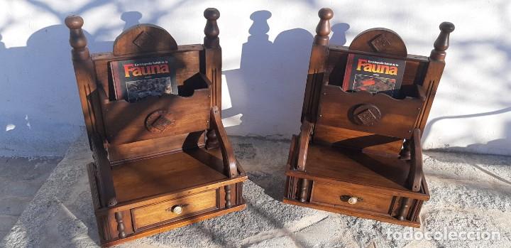Antig&uuml;edades: Revisteros de madera - Foto 4