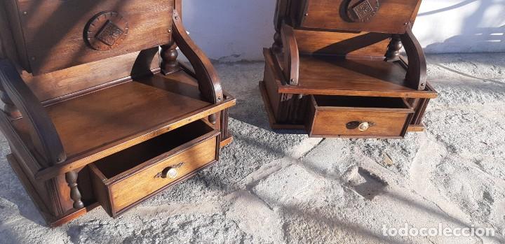 Antig&uuml;edades: Revisteros de madera - Foto 6