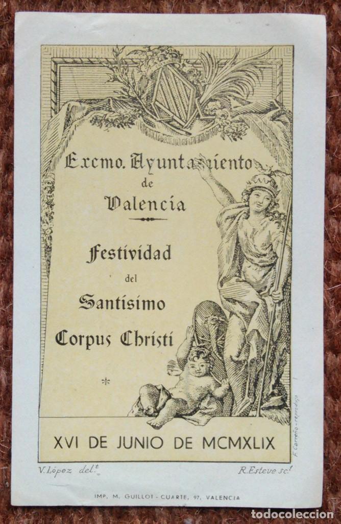 Antig&uuml;edades: CORPUS VALENCIANO - 1949 - Foto 2