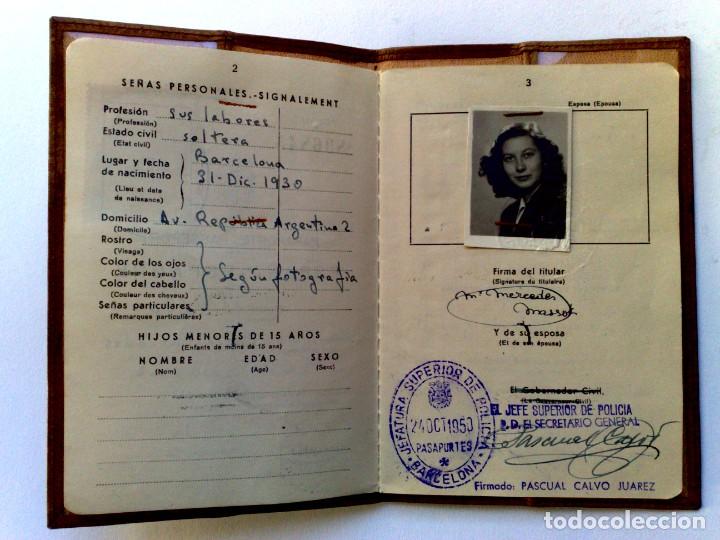 Antig&uuml;edades: PASAPORTE ESPA&Ntilde;A DE PERIGRINAJE SOLO A ITALIA-IDA Y VUELTA ESPA&Ntilde;A,EXP.1950 (VER DESCRIPCI&Oacute;N)