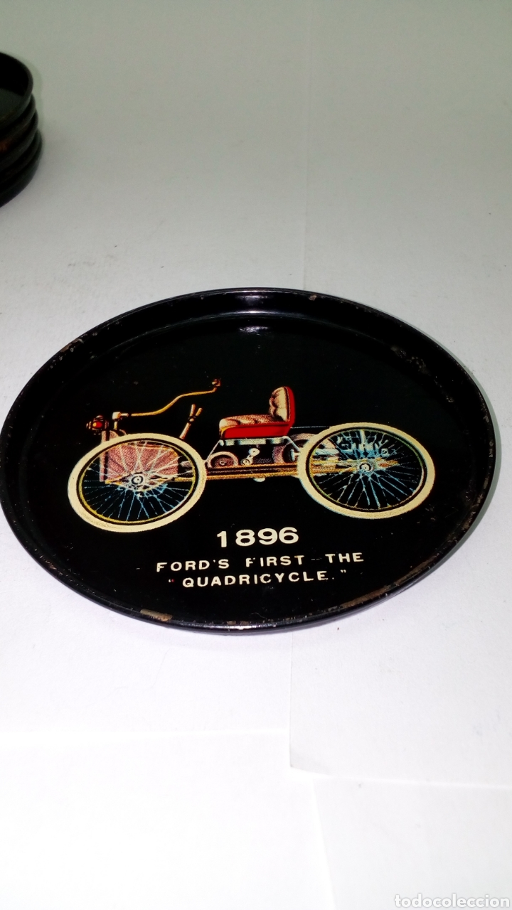 Antig&uuml;edades: Posavasos metalico - Foto 1