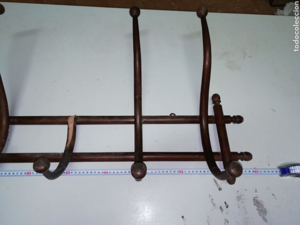 Antig&uuml;edades: Perchero tipo thonet 1 metro - Foto 1