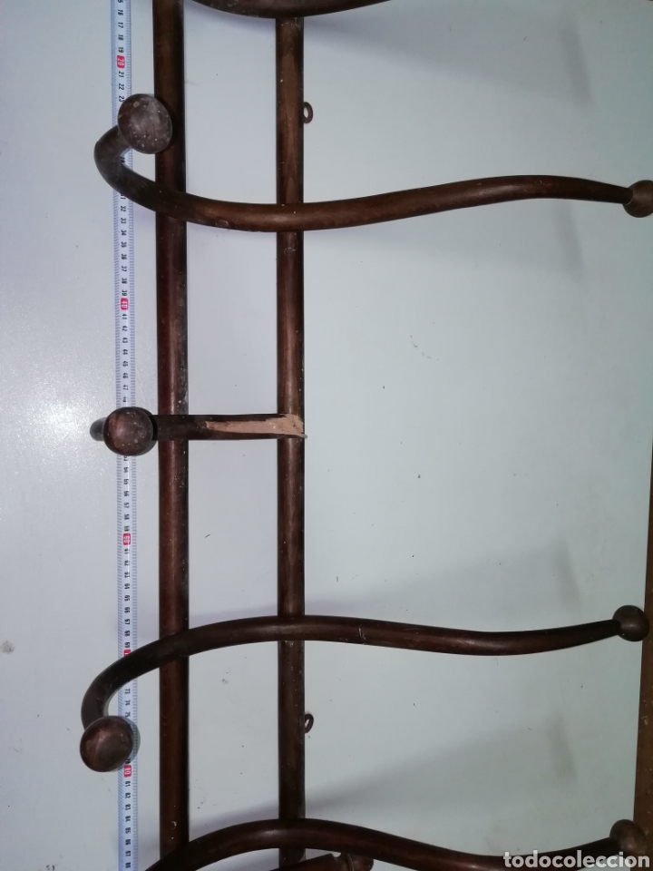Antig&uuml;edades: Perchero tipo thonet 1 metro - Foto 2