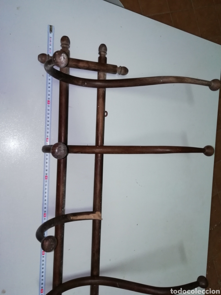 Antig&uuml;edades: Perchero tipo thonet 1 metro - Foto 3