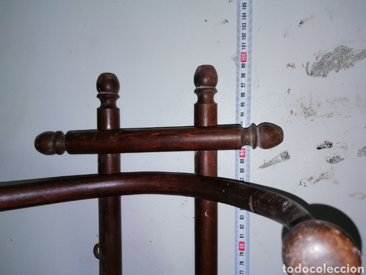 Antig&uuml;edades: Perchero tipo thonet 1 metro - Foto 5