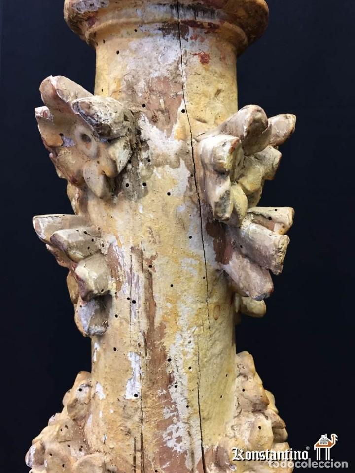 Antig&uuml;edades: Pareja de columnas barrocas espa&ntilde;olas - Foto 8