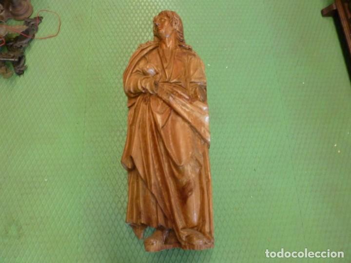 Antig&uuml;edades: TALLA DE APOSTOL EN MADERA. - Foto 1