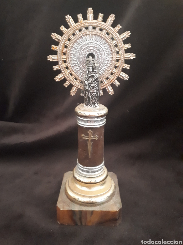 Antig&uuml;edades: Virgen del Pilar pl&aacute;stico - Foto 1
