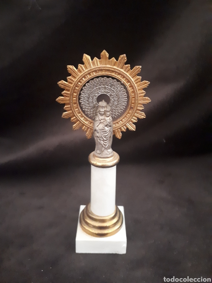 Antig&uuml;edades: Virgen del Pilar pl&aacute;stico - Foto 1