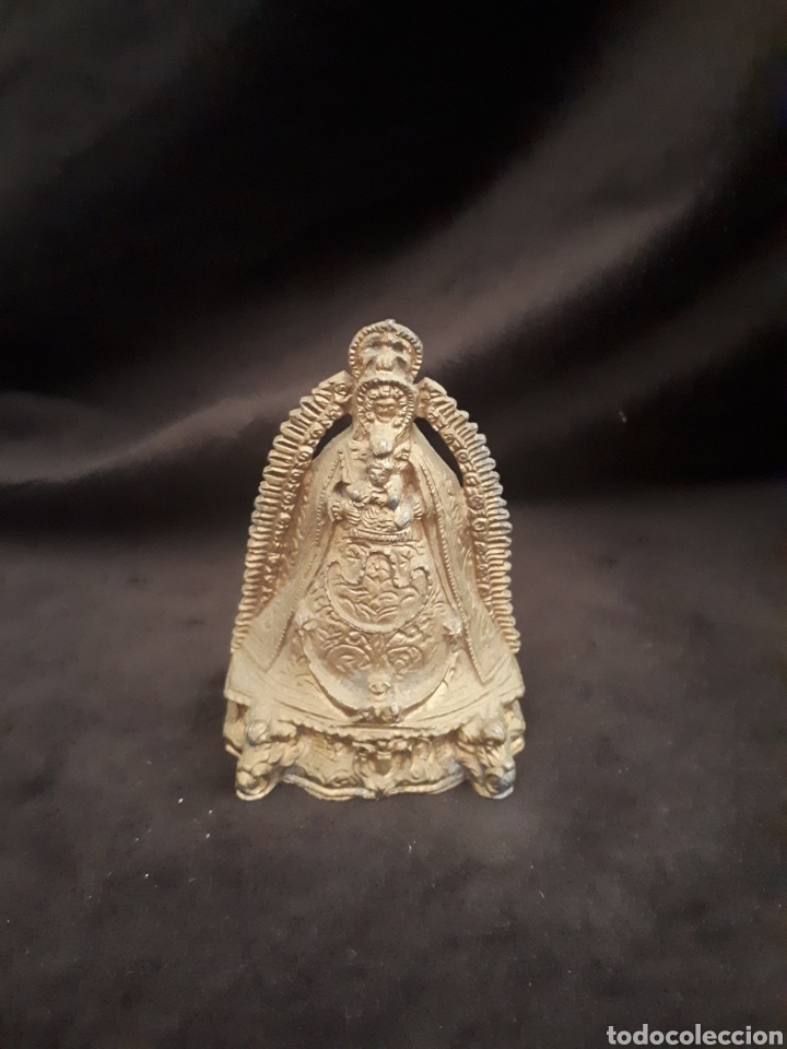 Antig&uuml;edades: Imagen virgen metal - Foto 1