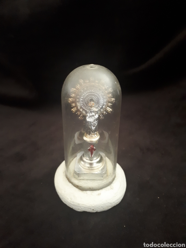 Antig&uuml;edades: Imagen Virgen Pilar c&uacute;pula - Foto 1