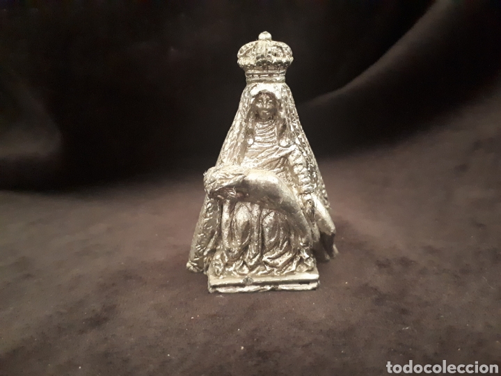 Antig&uuml;edades: Imagen Virgen metal - Foto 1