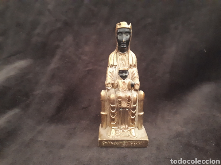 Antig&uuml;edades: Imagen Virgen Montserrat pl&aacute;stico - Foto 1