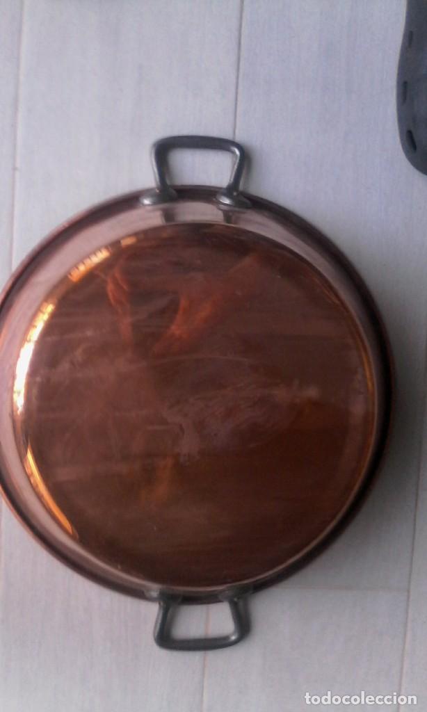Antig&uuml;edades: perol cobre sin uso - Foto 2