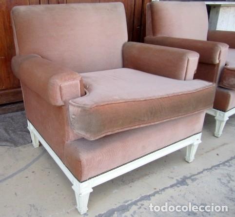 Antig&uuml;edades: Pareja de Sillones vintaje - Foto 3