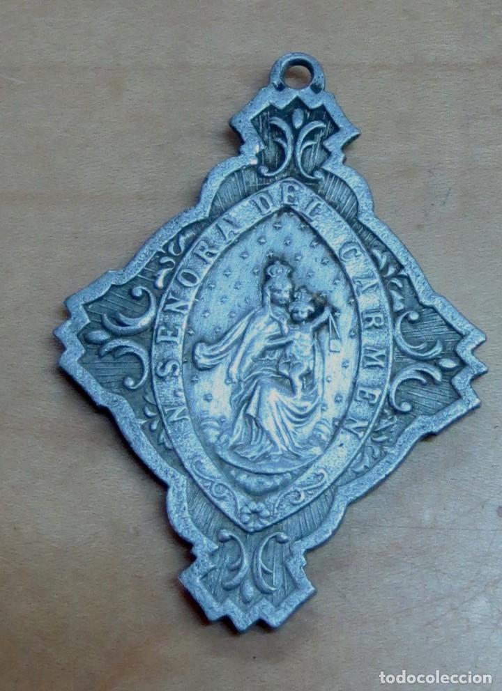 Antig&uuml;edades: MEDALLA CORAZ&Oacute;N EUCAR&Iacute;STICO 5X4 CM. - Foto 2