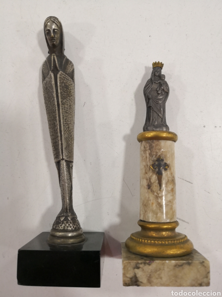 Antig&uuml;edades: 2 figuras de la virgen - Foto 1