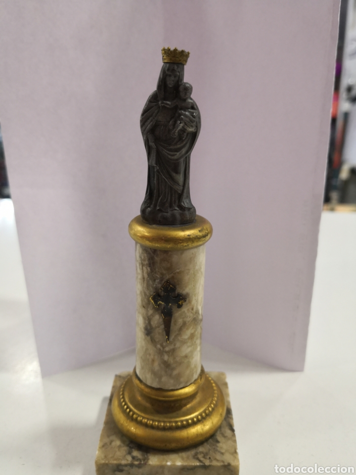 Antig&uuml;edades: 2 figuras de la virgen - Foto 2