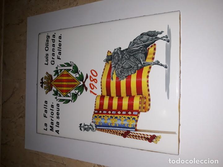 Antig&uuml;edades: Azulejo alcora, inalco .... azulejo de falla - Foto 9