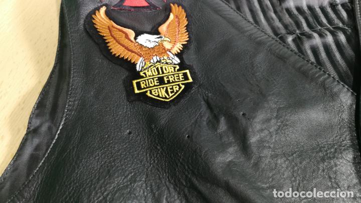 Antig&uuml;edades: Chaleco motero de piel - Foto 11